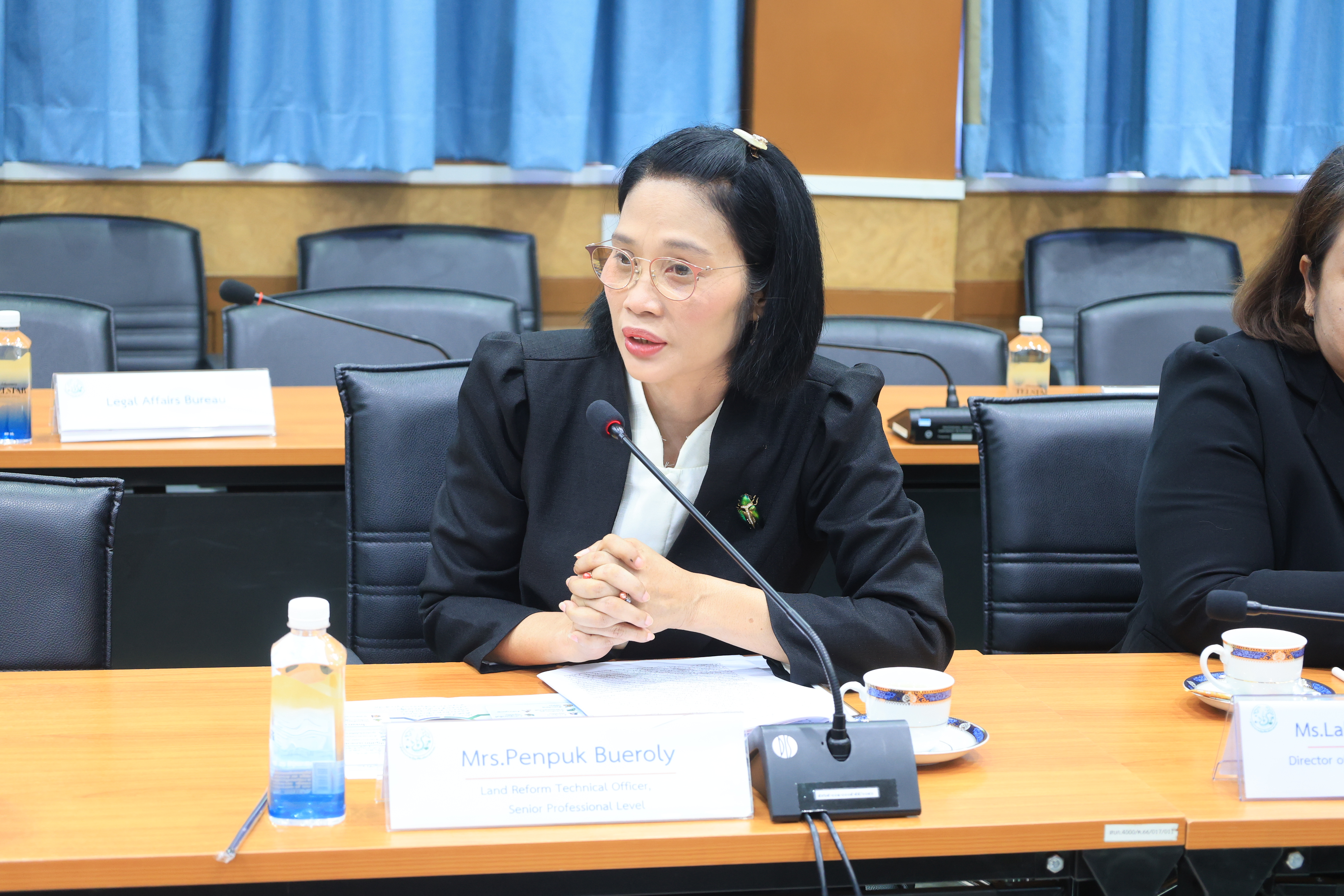 title - ส.ป.ก. ต้อนรับคณะผู้บริหารและเจ้าหน้าที่จากกรมบริหารและจัดการที่ดิน สปป.ลาว 